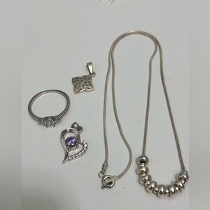 Sterling silver Lot Of Jewelry
